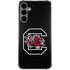 University of South Carolina Gamecocks Logo Black Galaxy S24 Plus Clear Case